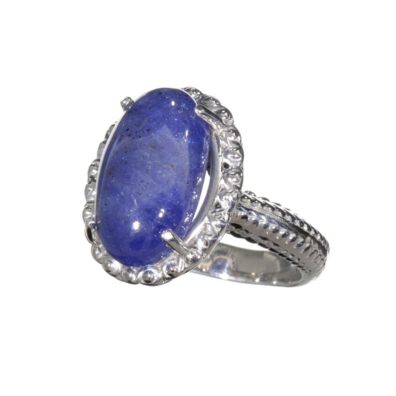 Fine Jewelry 9.75CT Oval Cut Cabochon Violet Blue: Gov. File: H-14387 Fine Jewelry 9.75CT Oval Cut Cabochon Violet Blue Tanzanite And Platinum Over Sterling Silver Ring Retail Replacement Value: $4.9K Asset Type: Sterling Silver Ring Shipping: $19.95