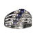 Fine Jewelry Designer Sebastian 0.75CT Blue Sapphire