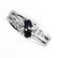 Designer Sebastian 0.36CT Round Cut Blue Sapphire And