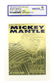 Rare Mickey Mantle 23kt. Gold Anniversary Card Grated