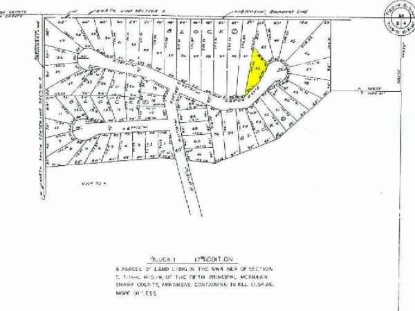 GOV: AR LAND, GOLF, LAKES, CHEROKEE VILLAGE, STR S - 2