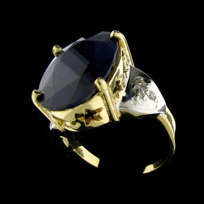 APP: 11k 14 kt. Gold, 11.80CT Sapphire and Diamond