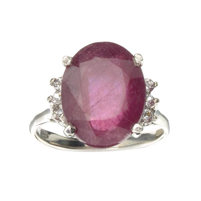 APP: 3.2k Fine Jewelry Designer Sebastian 9.89CT Ruby: Gov. File: K-08781 Fine Jewelry Designer Sebastian 9.89CT Ruby And Topaz Platinum Over Sterling Silver Ring Retail Replacement Value:$3.1K Ring Shipping: $19.95