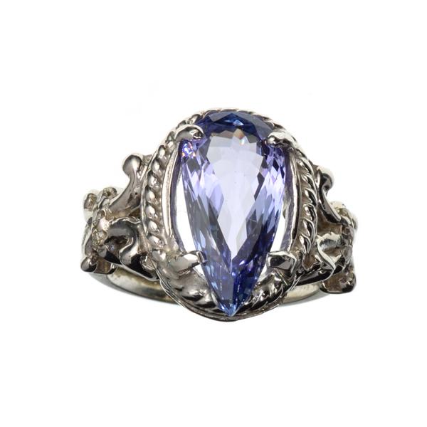 APP: 16.3k 14KT. White Gold 5.02CT Pear Cut Tanzanite: Gov. File: 94975 14KT. White Gold 5.02CT Pear Cut Tanzanite And 0.10CT Round Cut Diamond Ring Retail Replacement Value: $16.3K Asset Type: 14KT. Ring Shipping: $19.95