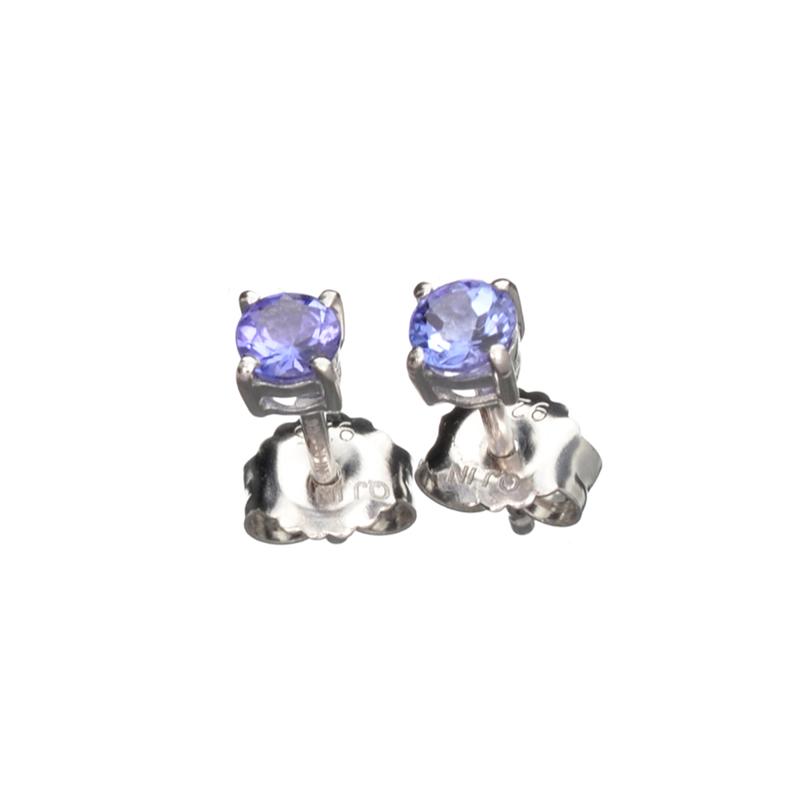 APP: 0.7k Fine Jewelry 0.70CT Round Cut Tanzanite And: Gov. File: H-23341 Fine Jewelry 0.70CT Round Cut Tanzanite And Sterling Silver Earrings Retail Replacement Value: $0.7K Asset Type: Sterling Silver Earrings Shipping: $19.95