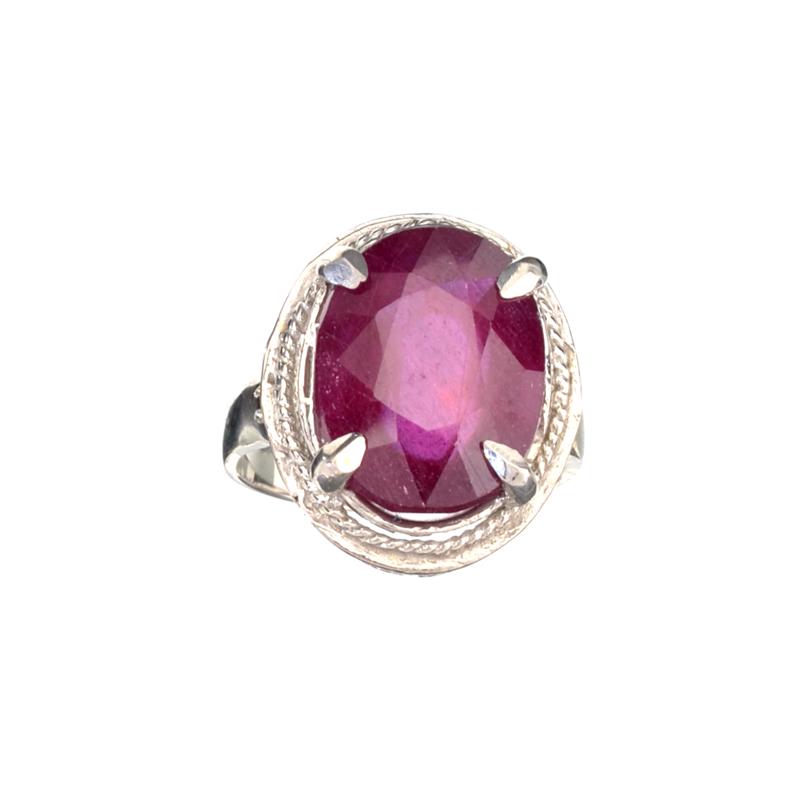 APP: 3.7k Fine Jewelry Designer Sebastian 12.02CT Oval: Gov. File: K-07705 Fine Jewelry Designer Sebastian 12.02CT Oval Cut Ruby And Platinum Over Sterling Silver Ring Retail Replacement Value:$3.6K Ring Shipping: $19.95