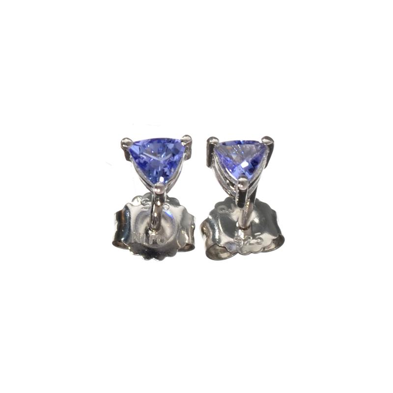 APP: 0.2k Fine Jewelry 0.46CT Triangle Cut Tanzanite: Gov. File: H-17623 Fine Jewelry 0.46CT Triangle Cut Tanzanite Over Sterling Silver Earrings Retail Replacement Value: $0.2K Asset Type: Sterling Silver Earrings Shipping: $19.95