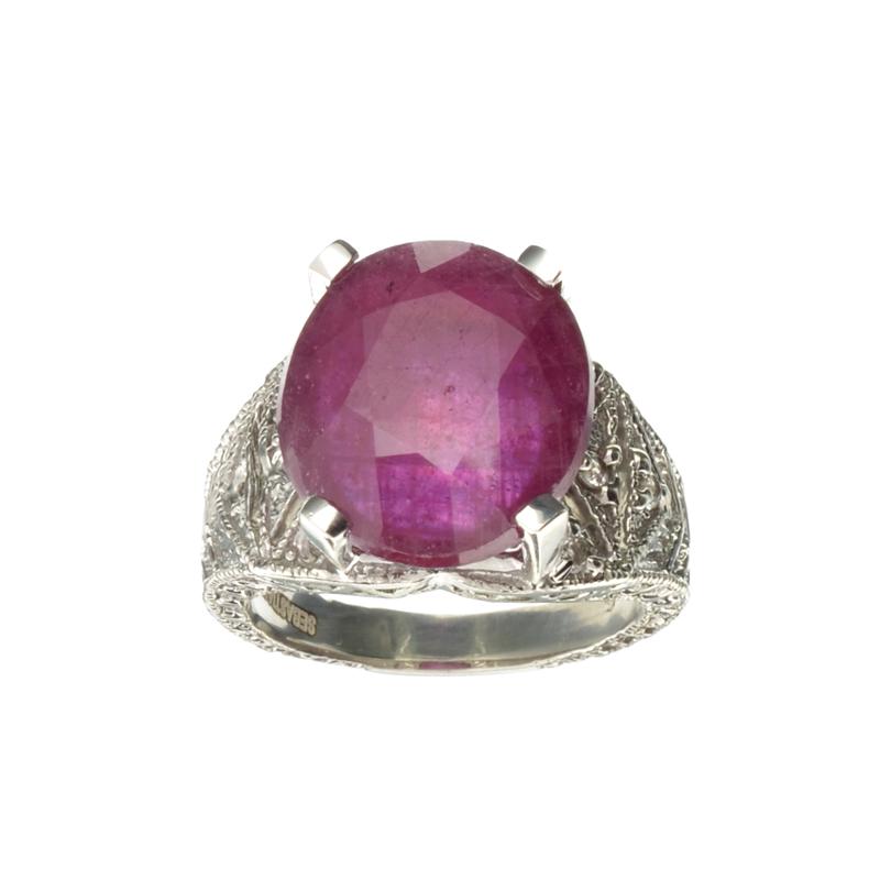 APP: 3.7k Fine Jewelry Designer Sebastian 11.15CT Ruby: Gov. File: K-08758 Fine Jewelry Designer Sebastian 11.15CT Ruby And Topaz Platinum Over Sterling Silver Ring Retail Replacement Value:$3.7K Ring Shipping: $19.95