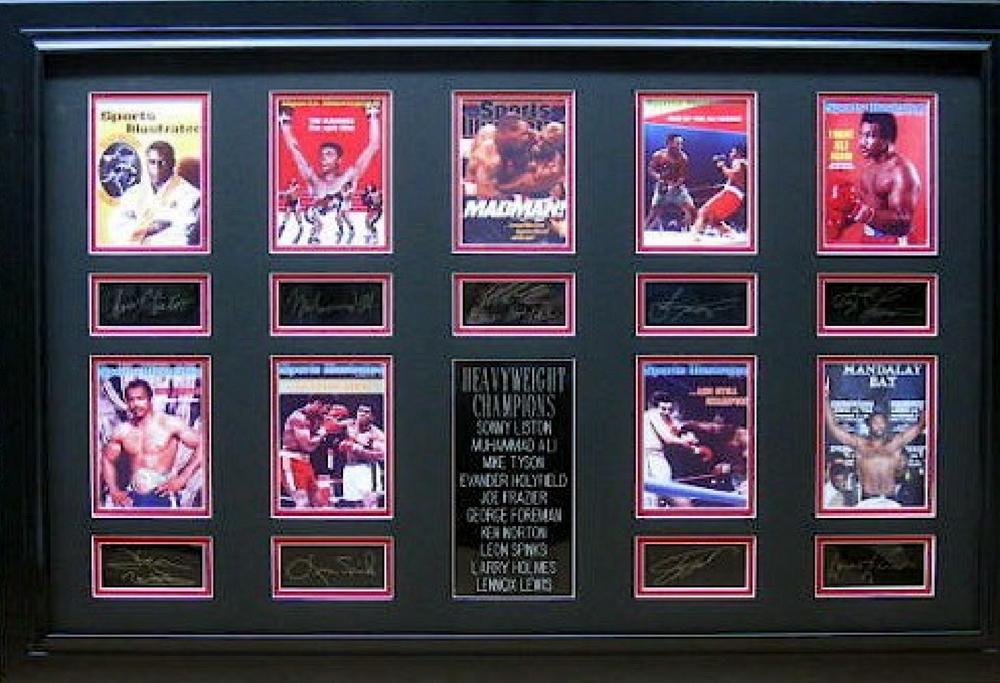 *Rare Boxing Heavyweight Champions Museum Framed: Gov. File: M-19989 *Rare Boxing Heavyweight Champions Museum Framed Collage - Plate Signed Asset Type: CollectableShipping: $39.95. Item may be pick up only, or require additional shipping charges due
