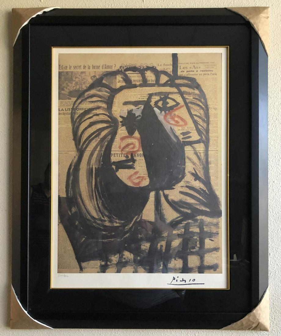 *Pablo Picasso ''''Est ce le secret de la forme: Gov. File: M-17772 *Pablo Picasso ''''Est ce le secret de la forme d'Aima?'''' Museum Framed & Matted Print Asset Type: Collectable Shipping: $39.95. Item may be pick up only, or require additional sh