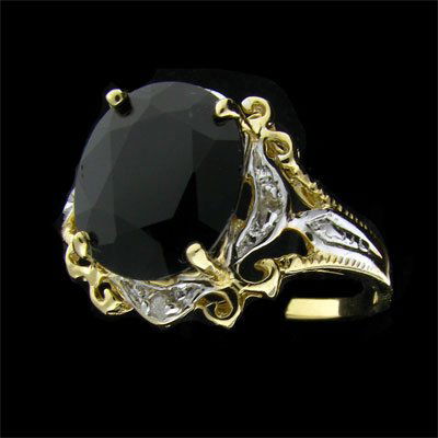 APP: 4.8k 14 kt. Gold, 4.24CT Sapphire and Diamon