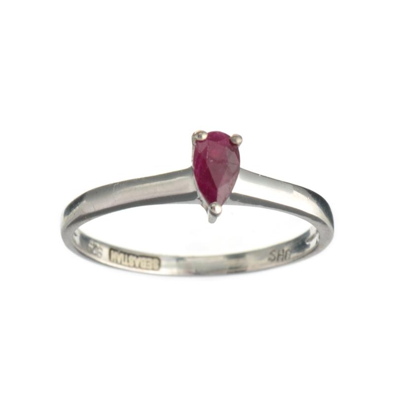 APP: 0.7k Fine Jewelry Designer Sebastian 0.50CT Pear: Gov. File: K-07954 Fine Jewelry Designer Sebastian 0.50CT Pear Cut Ruby And Sterling Silver Ring Retail Replacement Value:$0.7K Asset Type: Ring Shipping: $19.95