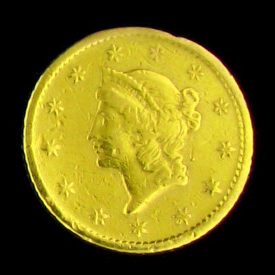 1849 $1 U.S. Liberty Head Type Gold Coin-Investmen