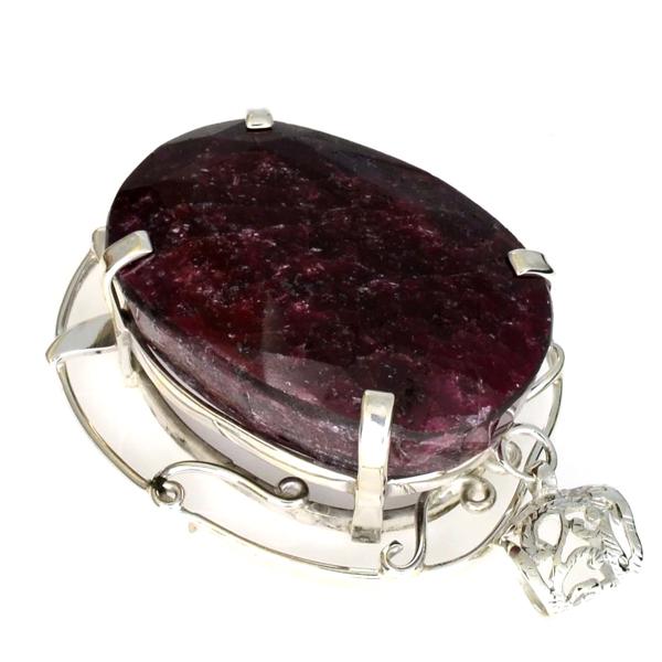 APP: 12.4k Fine Jewelry Designer Sebastian 288.12CT: Gov. File: K-02489 Fine Jewelry Designer Sebastian 288.12CT Oval Cut Ruby and Sterling Silver Pendant Retail Replacement Value:$12.3K Asset Type: Pendant Shipping: $19.95