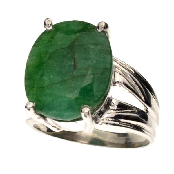 APP: 0.7k Fine Jewelry Designer Sebastian 8.10CT Oval: Gov. File: K-02648 Fine Jewelry Designer Sebastian 8.10CT Oval Cut Green Beryl and Sterling Silver Ring Retail Replacement Value:$0.7K Asset Type: Ring Shipping: $19.95