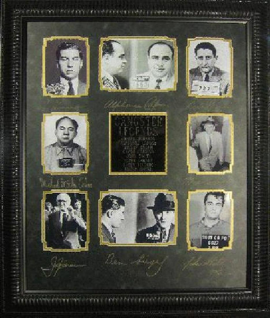 *Rare Gangster Legends Museum Framed Collage - Plate: Gov. File: M-19777 *Rare Gangster Legends Museum Framed Collage - Plate Signed Asset Type: CollectableShipping: $39.95. Item may be pick up only, or require additional shipping charges due to weight o