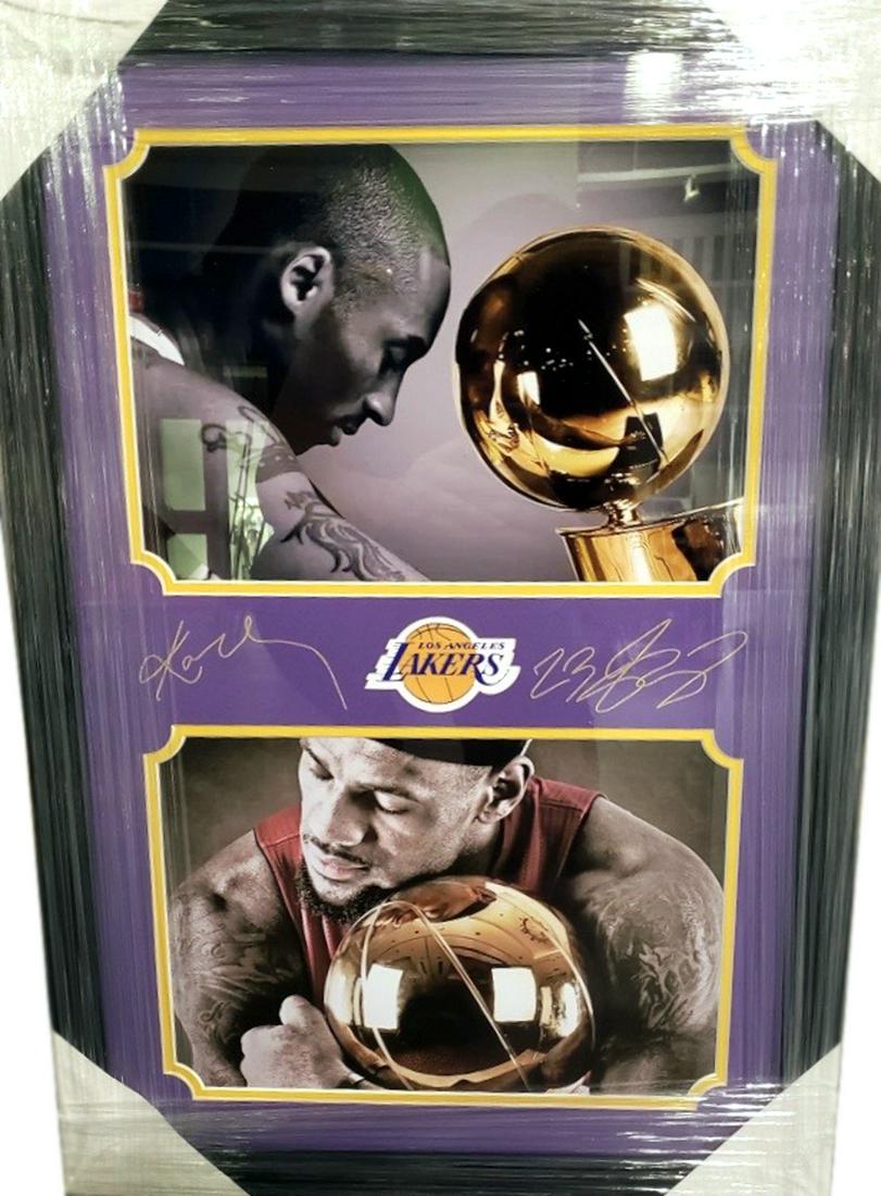 *Outstanding Kobe Bryant and LeBron James 20" x 28": Gov. File: M-28502 *Outstanding Kobe Bryant and LeBron James 20" x 28" Plate Signed Sports Memorabilia Asset Type: CollectableShipping: $24.95. Item may be pick up only, or require additional shipping