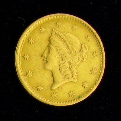 1851 $1 U.S. Liberty Head Type Gold Coin-Investmen