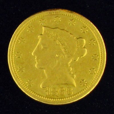 1868-S $2.5 U.S. Liberty Head Type Gold Coin-Invest