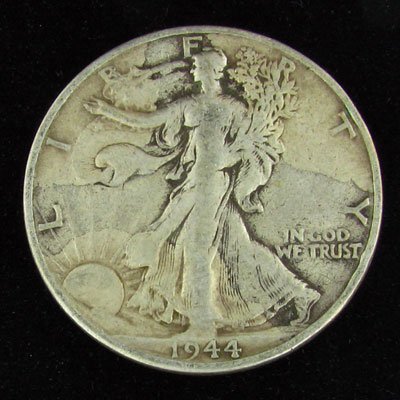 1944-S U.S. Walking Liberty Half Dollar Coin-Inves