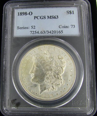 1898-O U.S. Morgan Silver Dollar Coin-Investment P