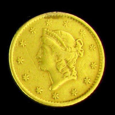 1849 $1 U.S. Liberty Head Type Gold Coin-Investmen