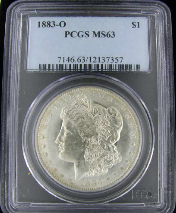 1883-O U.S. Morgan Silver Dollar Coin-Investment P