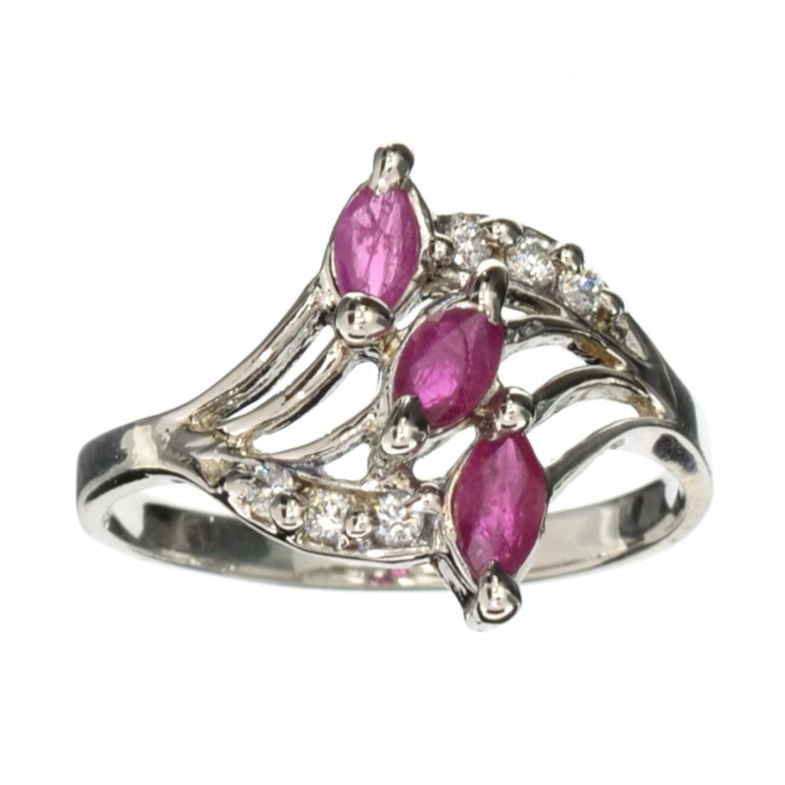 APP: 0.9k Fine Jewelry 0.50CT Ruby And Topaz Platinum: Gov. File: H-00073 Fine Jewelry 0.50CT Ruby And Topaz Platinum Over Sterling Silver Ring Retail Replacement Value: $0.9K Asset Type: Sterling Silver Ring Shipping: $19.95