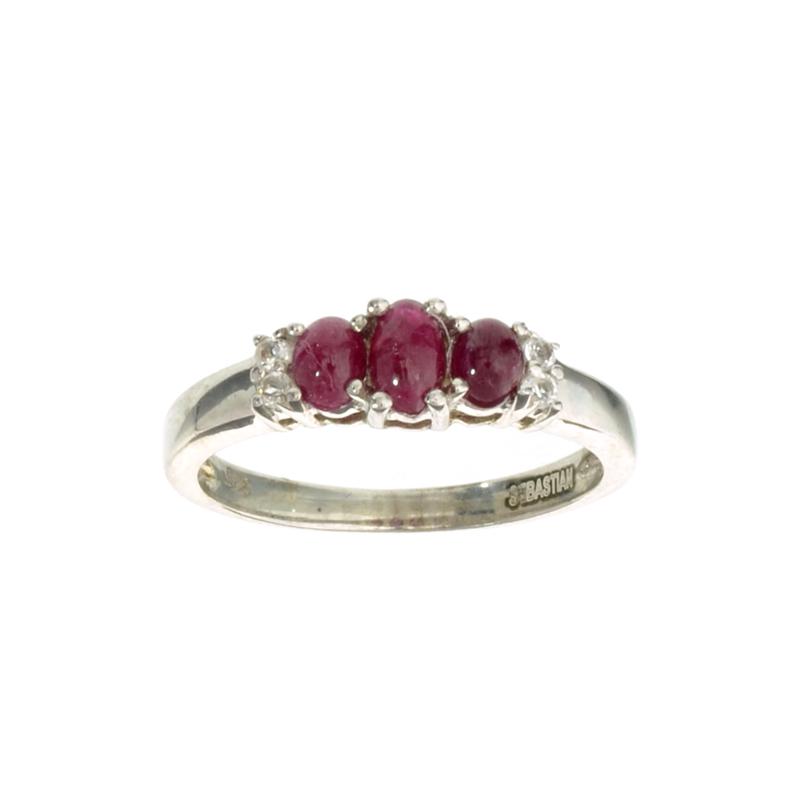 APP: 0.9k Fine Jewelry Designer Sebastian 0.50CT Ruby: Gov. File: K-08621 Fine Jewelry Designer Sebastian 0.50CT Ruby And Topaz Sterling Silver Ring Retail Replacement Value:$0.8KAsset Type: Ring Shipping: $19.95