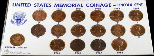 U.S. Memorial Coin - Investmentage Lincoln Set