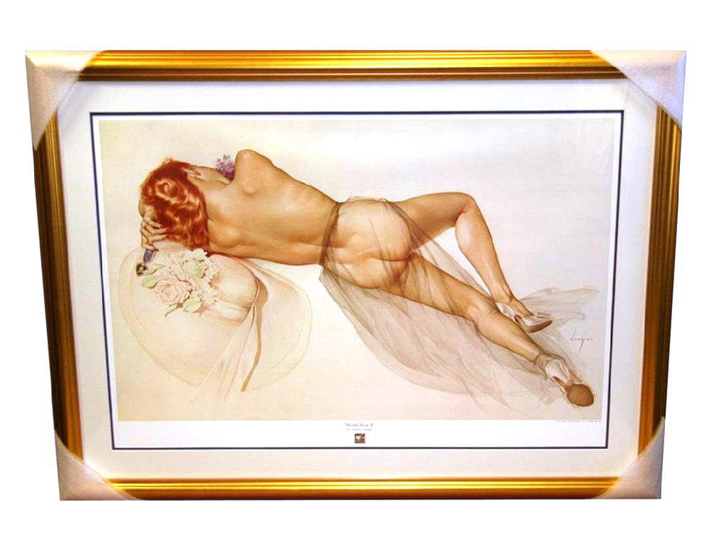 Alberto Vargas (Naked) Exquisitely Museum Framed &: Gov. File: M-09139 Alberto Vargas (Naked) Exquisitely Museum Framed & Matted Print Asset Type: PrintShipping: $39.95. Item may be pick up only, or require additional shipping charges due to weight or