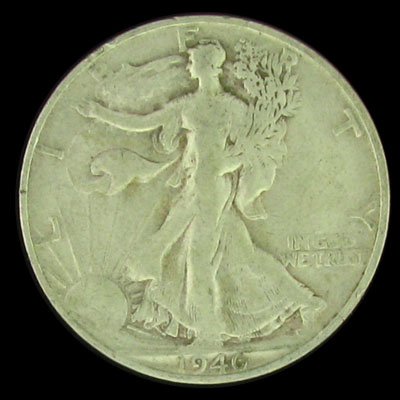 1946-S U.S. Walking Liberty Half Dollar Coin - Invest!$