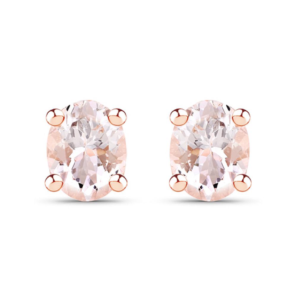 APP: 0.4k 0.50CT Oval Cut Morganite Sterling Silver: Gov. File: H-67096 0.50CT Oval Cut Morganite Sterling Silver Earrings - Great Investment - Classic Quality! -PNR- Retail Replacement Value: $0.4K Asset Type: Earrings Shipping: $19.95