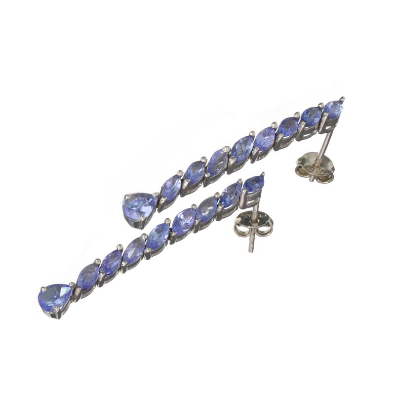 APP: 2.6k Fine Jewelry 2.56CT Mixed Cut Tanzanite And: Gov. File: H-09850 Fine Jewelry 2.56CT Mixed Cut Tanzanite And Platinum Over Sterling Silver Earrings Retail Replacement Value: $2.6K Asset Type: Sterling Silver Earrings Shipping: $19.95