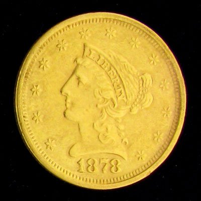 1878-S $2.5 U.S. Liberty Head Type Gold Coin