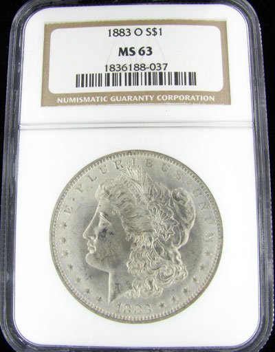 1883-O U.S. Morgan Silver Dollar Coin - Investment