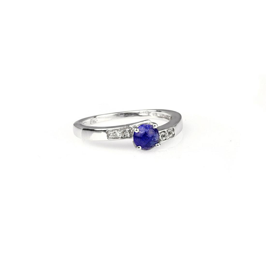 Fine Jewelry Designer Sebastian 0.25CT Round Cut: Gov. File: K-08502 Fine Jewelry Designer Sebastian 0.25CT Round Cut Cabochon Tanzanite And Sterling Silver Ring Retail Replacement Value:$0.7K Asset Type: Ring Shipping: $19.95