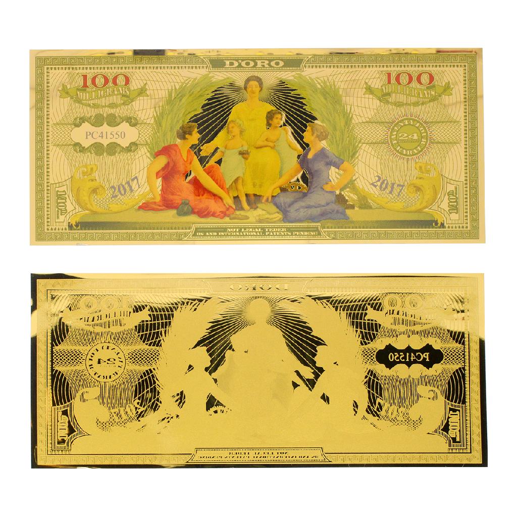 Rare 24K 1/10 Gram Gold Aurum Note 2017 D'oro Bar -: Gov. File: C-79567 Rare 24K 1/10 Gram Gold Aurum Note 2017 D'oro Bar - Great InvestmentAsset Type: Coin Shipping: $9.95