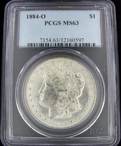 1884-O U.S. Morgan Silver Dollar Coin - Investment
