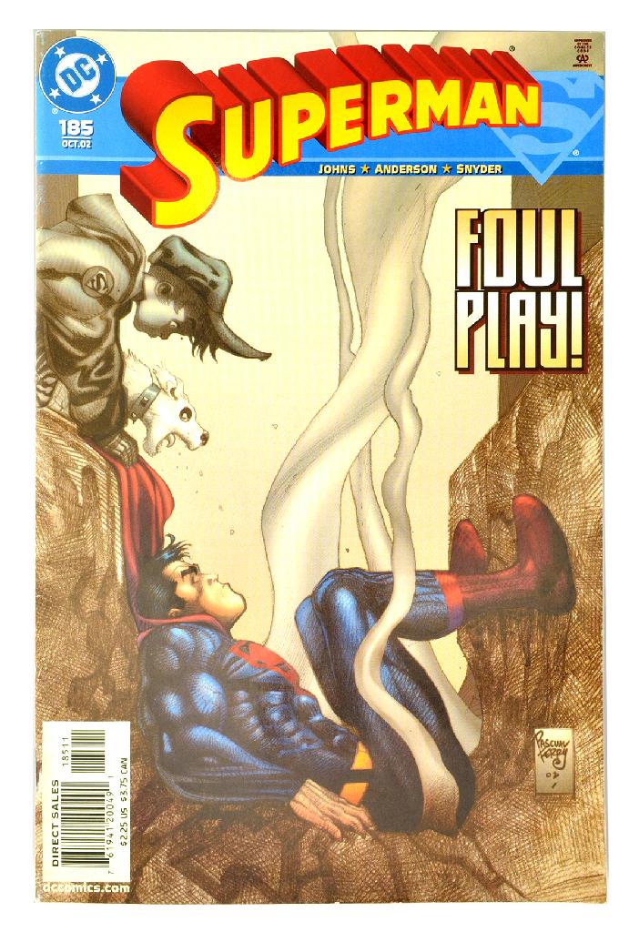 Superman (1987 2nd Series) Issue #185: Gov. File: C-57882 Superman (1987 2nd Series) Issue #185 Asset Type: Comic Shipping: $9.95
