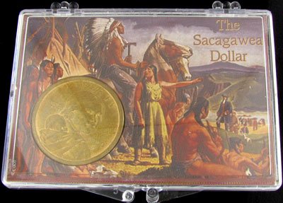 2000 Sacagawea Dollar in Snaplock Display