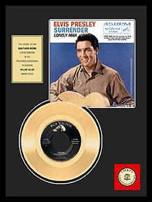 Elvis Presley ''Surrender'' Gold Record