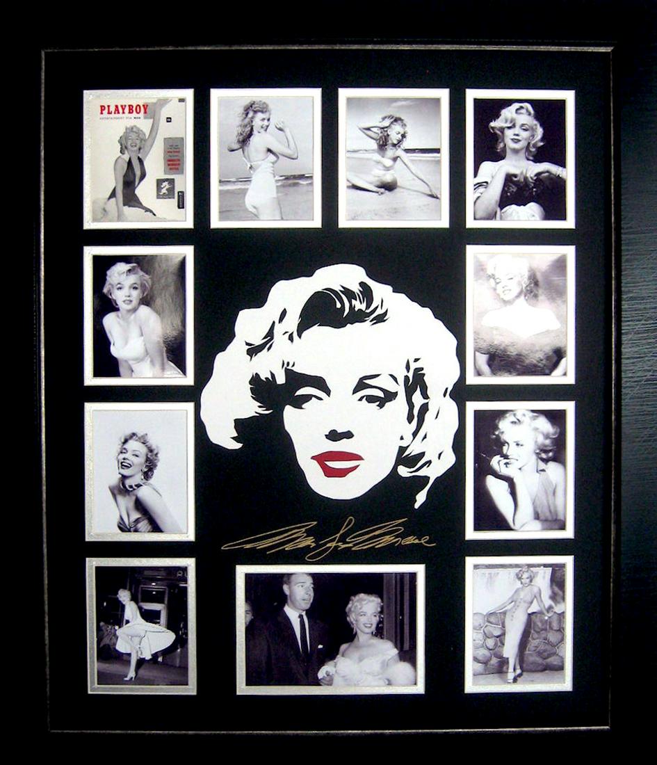 *Rare Marilyn Monroe Laser Cut Mat Museum Framed: Gov. File: M-20662 *Rare Marilyn Monroe Laser Cut Mat Museum Framed Collage - Plate Signed Asset Type: CollectableShipping: $39.95. Item may be pick up only, or require additional shipping charges due