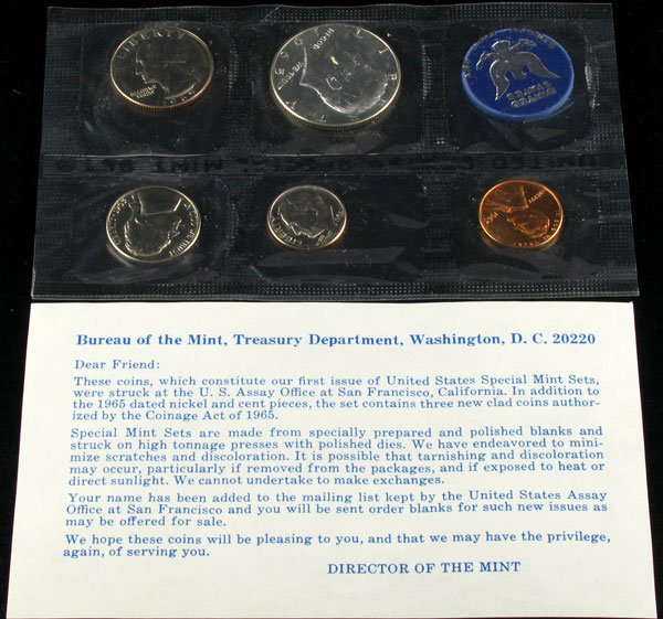 1965 U.S. Mint Set Coin - Investment