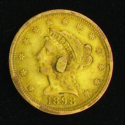 1898 $2.5 U.S. Liberty Head Type Gold Coin - Investment