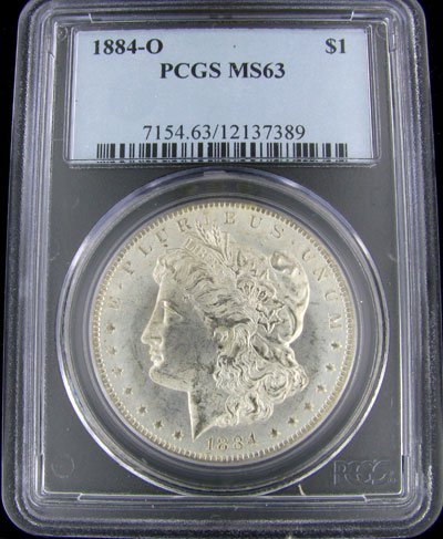 1884-O U.S. Morgan Silver Dollar Coin - Investment