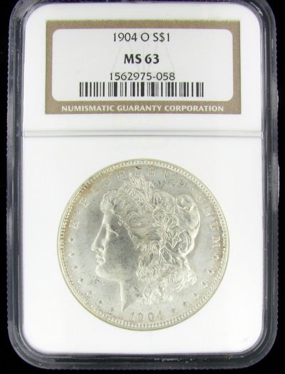 1904-O U.S. Morgan Silver Dollar Coin - Investment