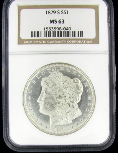 1879-S U.S. Morgan Silver Dollar Coin - Investment