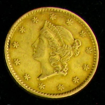 1853 $1 U.S. Liberty Gold Coin - Investment