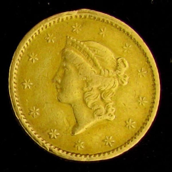 1849 U.S. $1 Liberty Head Gold Coin - Investment